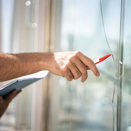 broken glass repair in Port Orange, FL